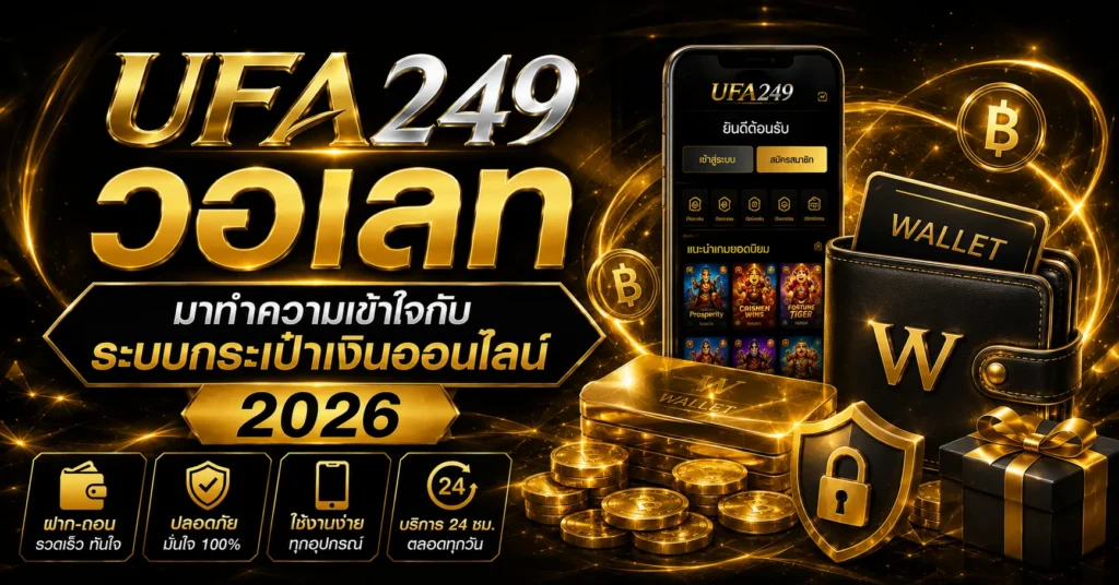 UFA249 วอเลท มาทำความเข้าใจกับระบบกระเป๋าเงินออนไลน์