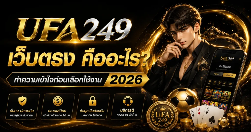 UFA249 เว็บตรง คืออะไร ทำความเข้าใจก่อนเลือกใช้งาน 2026