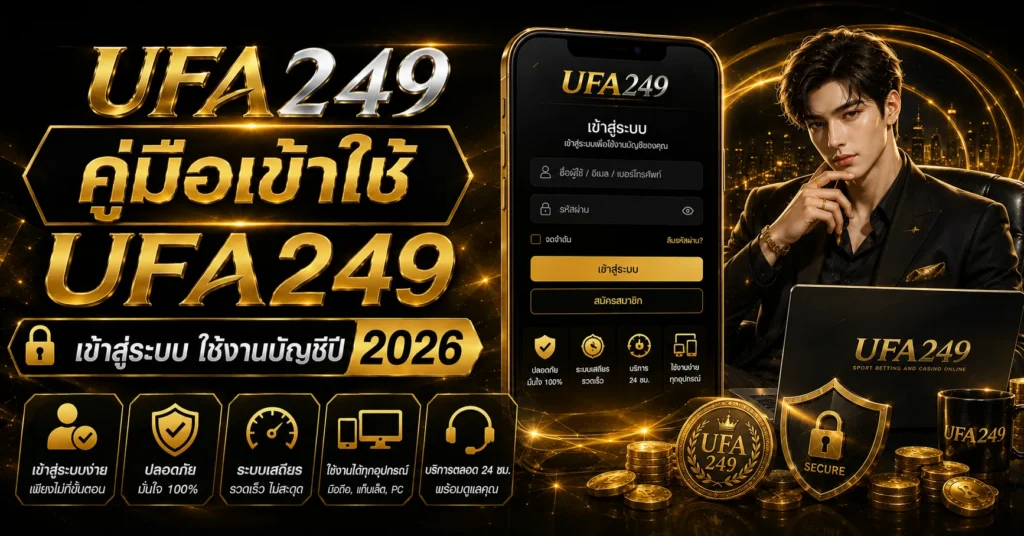คู่มือเข้าใช้ UFA249 เข้าสู่ระบบ ใช้งานบัญชีปี 2026